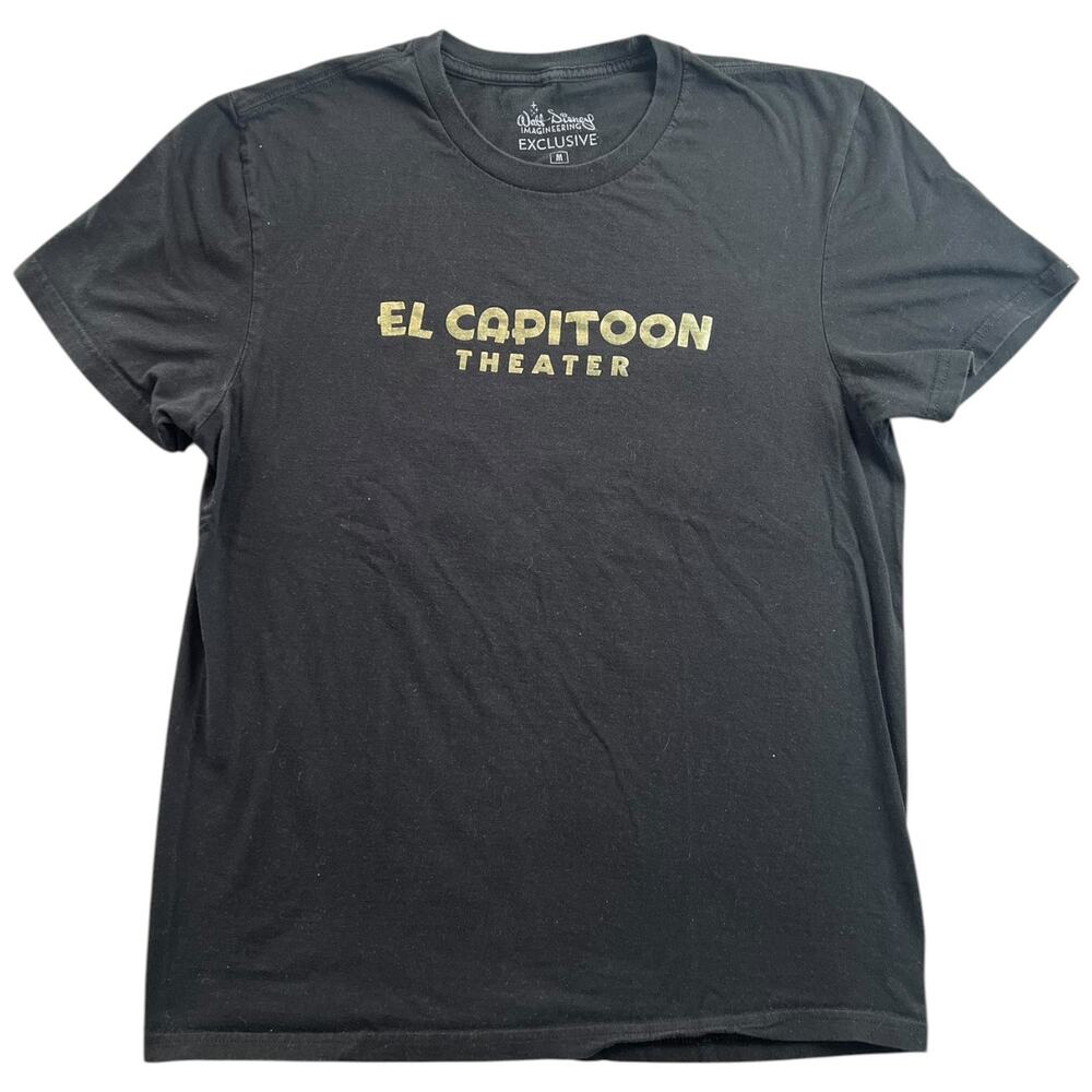 Disney Imagineering Exclusive El Capitoon Theater Graphic T Shirt Black Medium